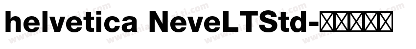 helvetica NeveLTStd字体转换